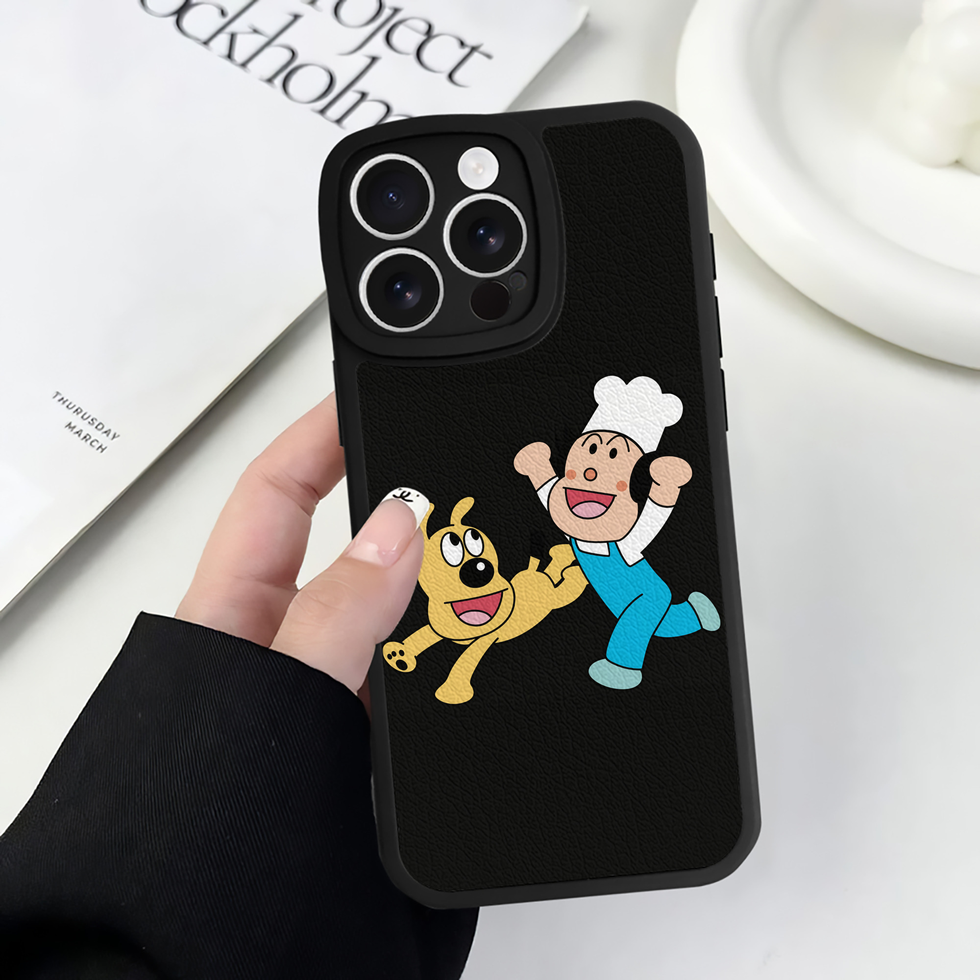 （画像用） アンパンマン Anpanman 【iPhone 16シリーズ対応】シリコンスマホケース（レザー調） 材質：シリコン